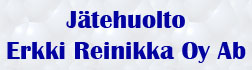 Jätehuolto Erkki Reinikka Oy Ab  logo